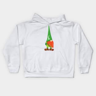 Saint Patrick's Day, Cute Gnome, Lucky Clovers Kids Hoodie